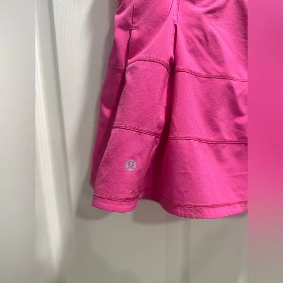 Lululemon Pace Rival Mid Rise Skirt *Tall- Sonic Pink- Size 6 Tall - Picture 8 of 16